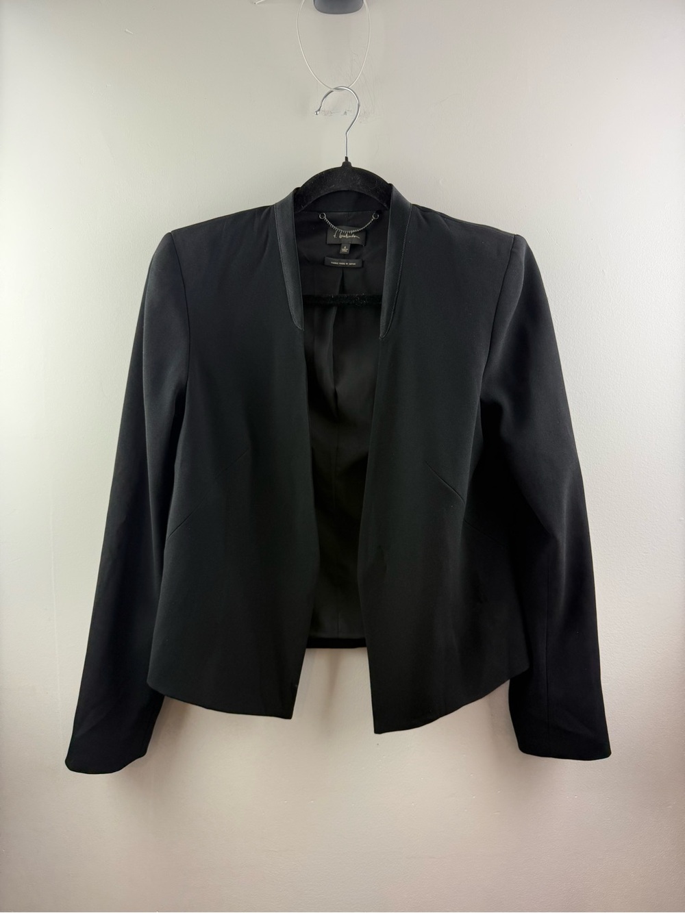 Aritzia Babaton Samuel Blazer Black Crepette Japanese Fabric 4